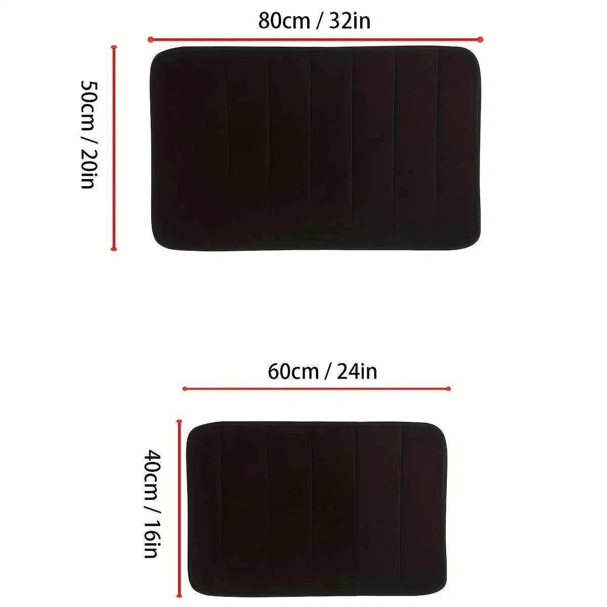 Bath Mat Non-Slip Quick-Dry Machine Washable