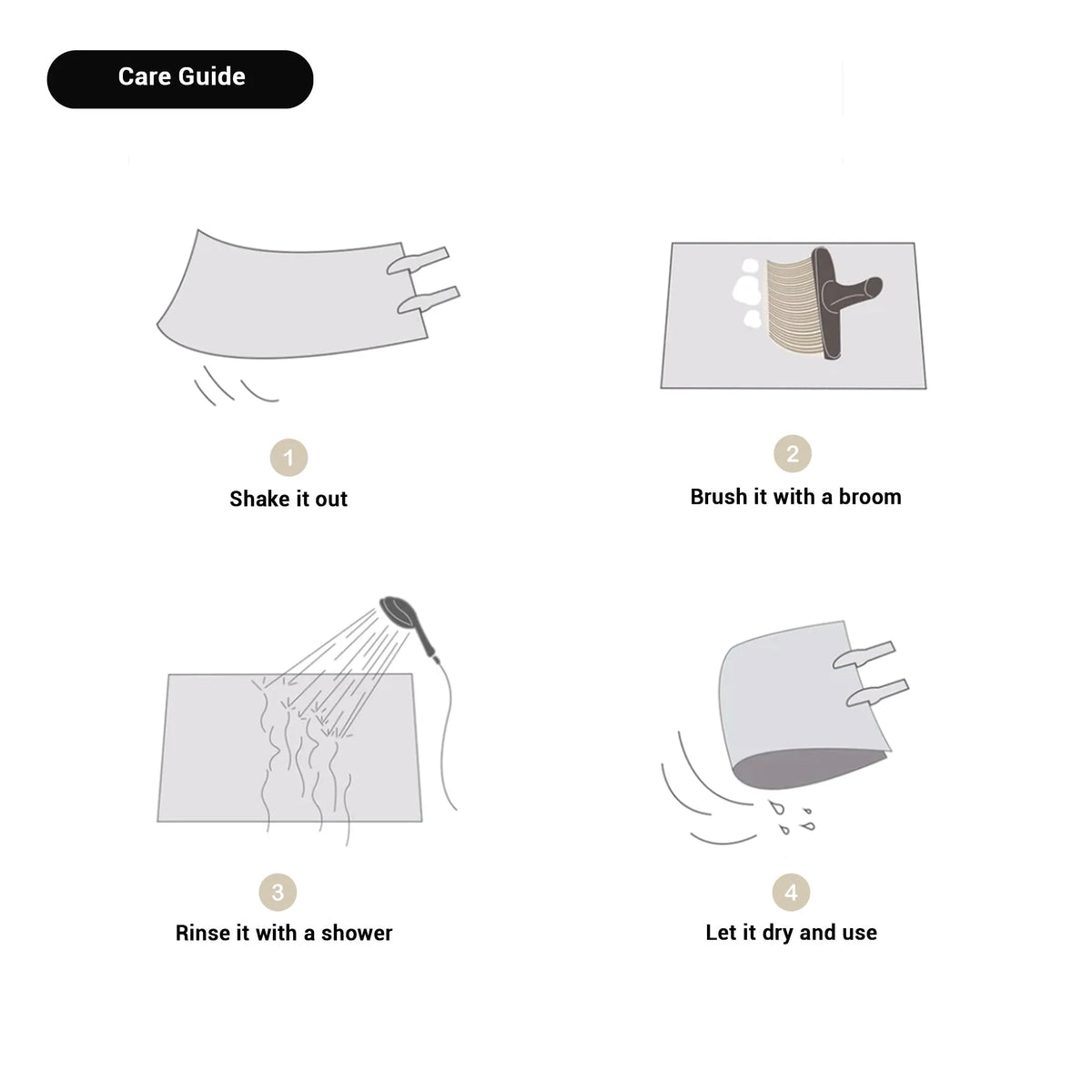 Bath Mat Non-Slip Soft Machine Washable