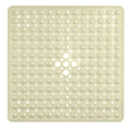 Bath Mat Non-Slip Suction Cups Quick-Drain Holes Machine Washable