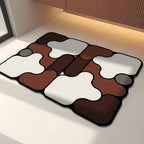 Bath Mat Padded Knit Diatomaceous Earth Quick-Drying