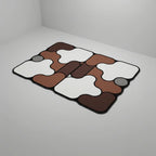 Bath Mat Padded Knit Diatomaceous Earth Quick-Drying