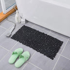 Bath Mat Pebble Texture Non-Slip Suction Cups