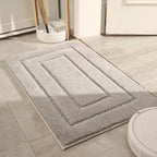 Bath Mat Plush Absorbent Non-Slip Machine-Washable