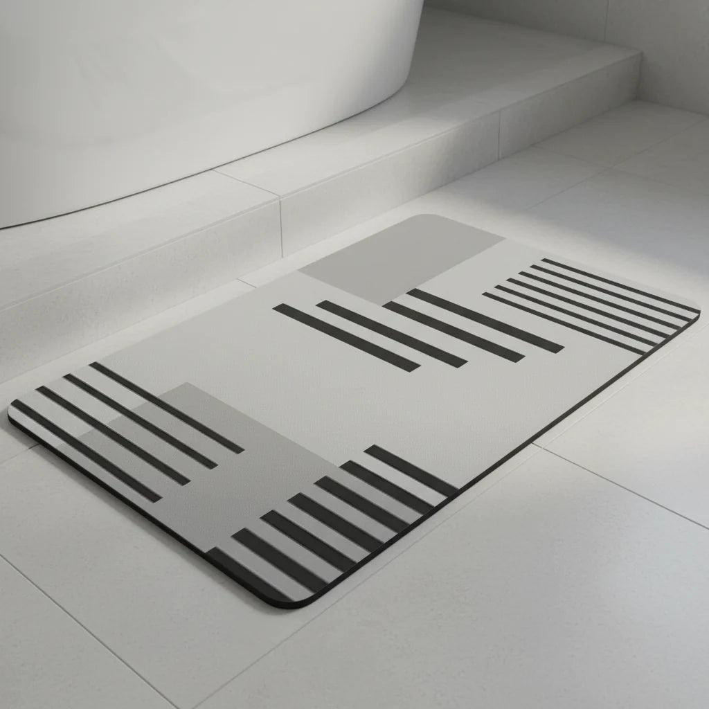 Bath Mat Plush & Absorbent Quick-Dry Non-Slip Backing