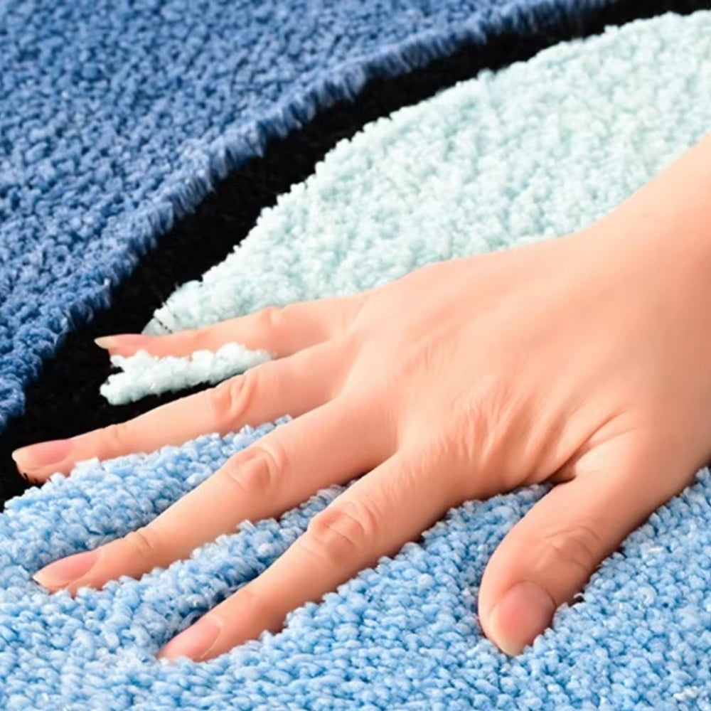 Bath Mat Plush Microfiber Non-Slip Backing