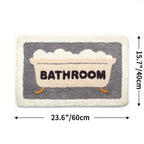 Bath Mat Plush Super Absorbent Anti-Slip