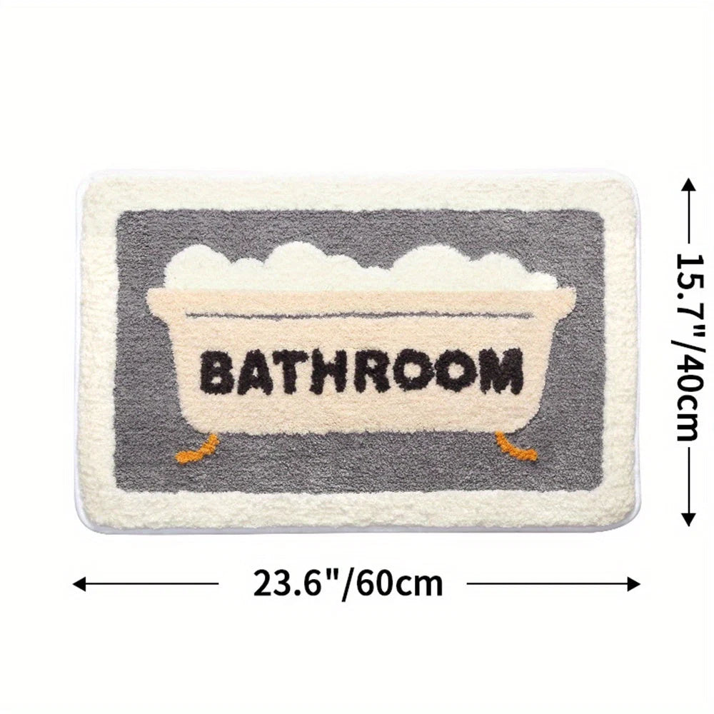 Bath Mat Plush Super Absorbent Anti-Slip