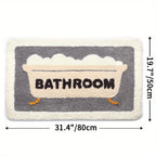 Bath Mat Plush Super Absorbent Anti-Slip