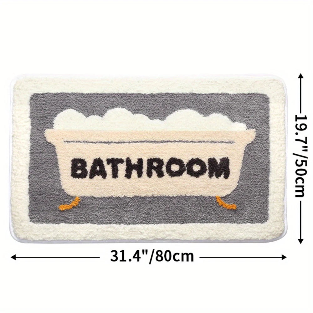 Bath Mat Plush Super Absorbent Anti-Slip