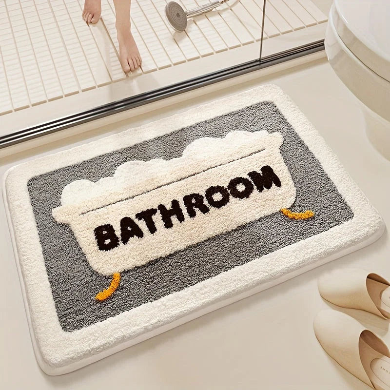 Bath Mat Plush Super Absorbent Anti-Slip