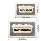 Bath Mat Plush Super Absorbent Anti-Slip
