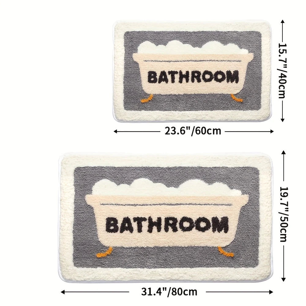 Bath Mat Plush Super Absorbent Anti-Slip