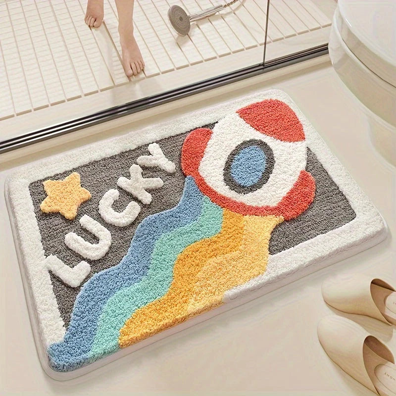 Bath Mat Plush Super Absorbent Anti-Slip