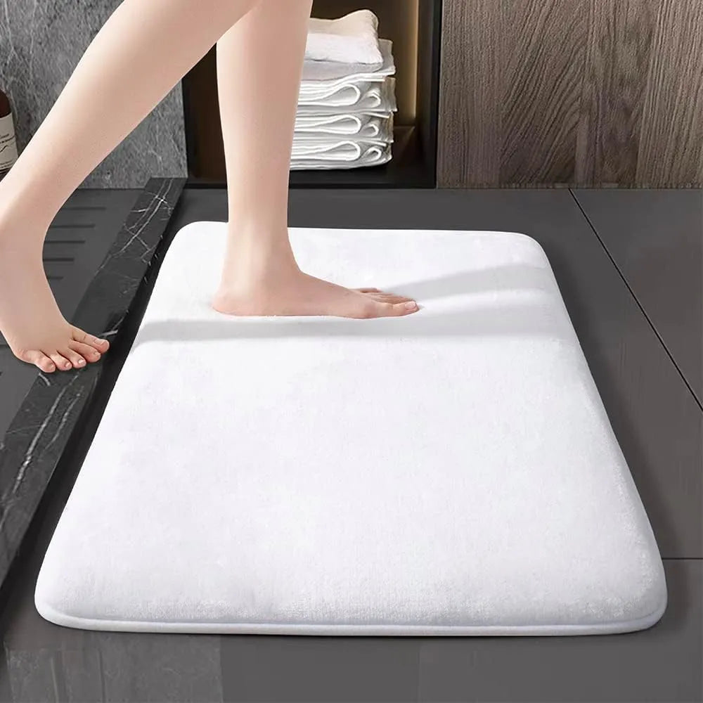 Bath Mat Plush Velvet Ultra Absorbent & Anti-Slip