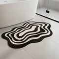 Bath Mat Quick-Absorbent Non-Slip 16 x 24 In