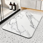 Bath Mat Quick-Dry Diatom Stone Non-Slip Rubber Base