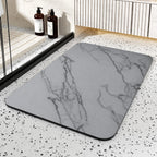 Bath Mat Quick-Dry Diatom Stone Non-Slip Rubber Base