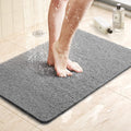 Bath Mat Quick-Dry Water-Permeable Non-Slip Suction-Cup Base