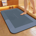 Bath Mat Quick-Drying & Extra Absorbent Anti-Slip Rubber Base