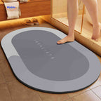 Bath Mat Quick-Drying & Extra Absorbent Anti-Slip Rubber Base