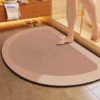 Bath Mat Quick-Drying & Extra Absorbent Anti-Slip Rubber Base