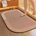 Bath Mat Quick-Drying & Extra Absorbent Anti-Slip Rubber Base