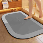 Bath Mat Quick-Drying & Extra Absorbent Anti-Slip Rubber Base