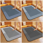 Bath Mat Quick-Drying & Extra Absorbent Anti-Slip Rubber Base