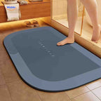 Bath Mat Quick-Drying & Extra Absorbent Anti-Slip Rubber Base