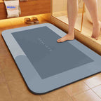 Bath Mat Quick-Drying & Extra Absorbent Anti-Slip Rubber Base