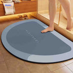 Bath Mat Quick-Drying & Extra Absorbent Anti-Slip Rubber Base