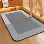 Bath Mat Quick-Drying & Extra Absorbent Anti-Slip Rubber Base