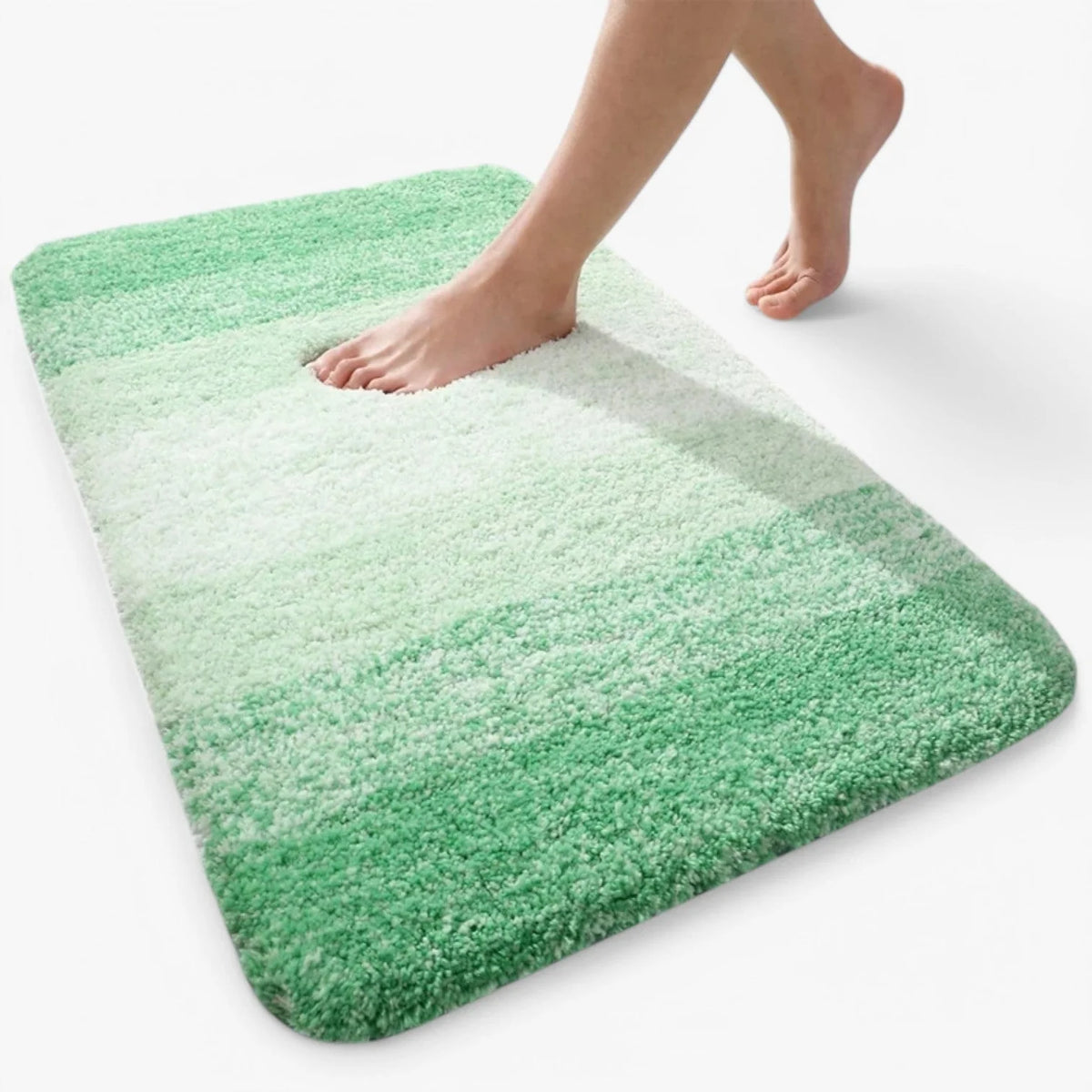 Bath Mat Quick-Drying Microfiber Non-Slip Back
