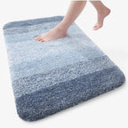 Bath Mat Quick-Drying Microfiber Non-Slip Back