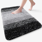 Bath Mat Quick-Drying Microfiber Non-Slip Back