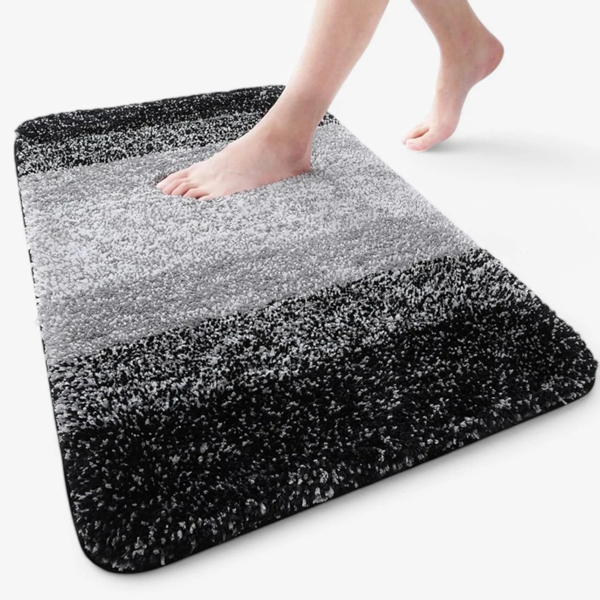 Bath Mat Quick-Drying Microfiber Non-Slip Back