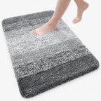 Bath Mat Quick-Drying Microfiber Non-Slip Back