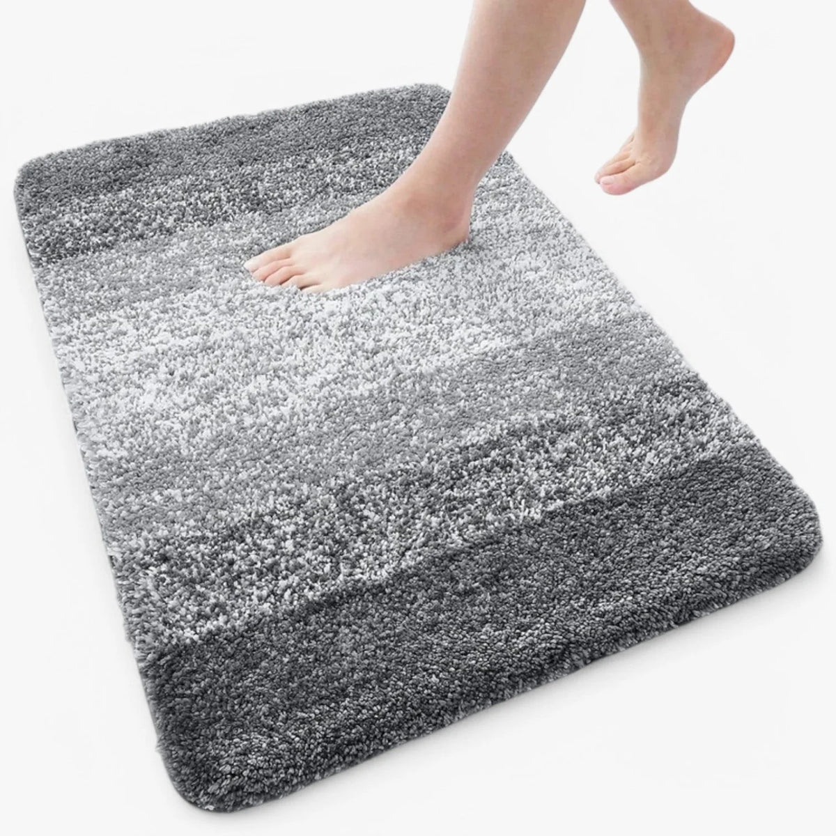 Bath Mat Quick-Drying Microfiber Non-Slip Back