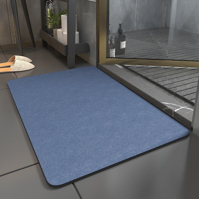 Bath Mat Quick-Drying Microfiber Non-Slip Rubber Backing