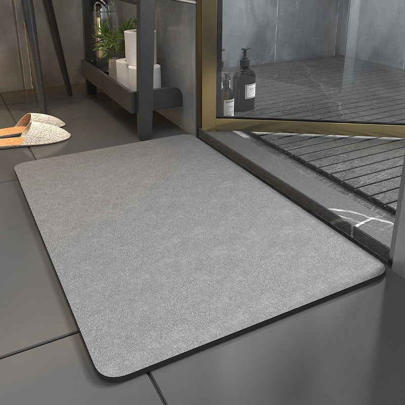 Bath Mat Quick-Drying Microfiber Non-Slip Rubber Backing