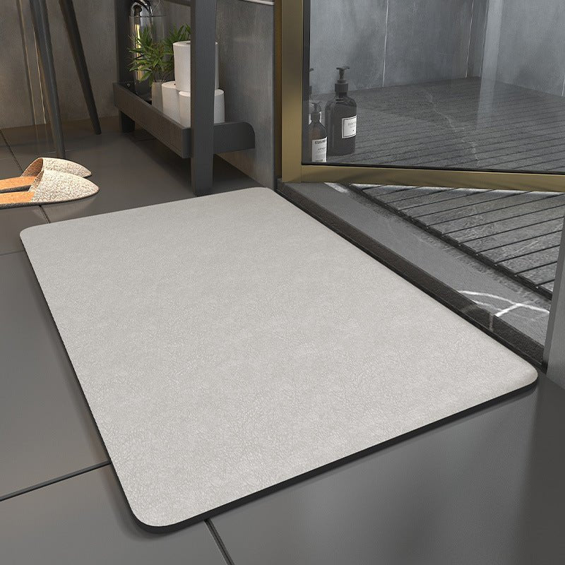 Bath Mat Quick-Drying Microfiber Non-Slip Rubber Backing