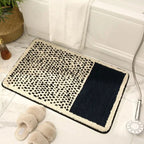 Bath Mat Soft Plush Non-Slip Nordic Design