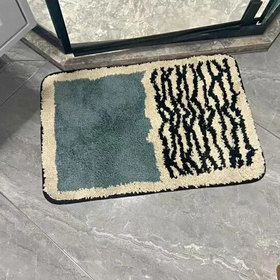 Bath Mat Soft Plush Non-Slip Nordic Design