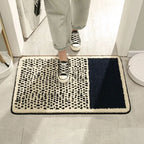Bath Mat Soft Plush Non-Slip Nordic Design