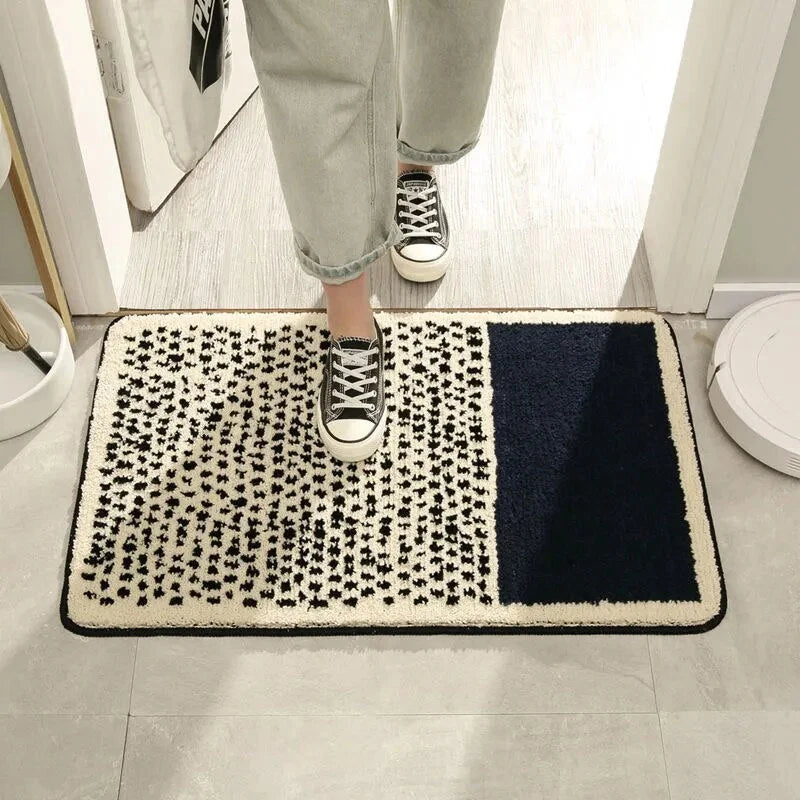 Bath Mat Soft Plush Non-Slip Nordic Design