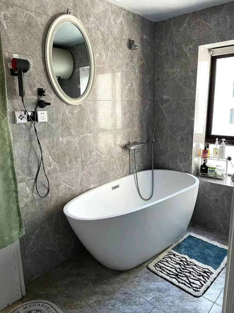 Bath Mat Soft Plush Non-Slip Nordic Design