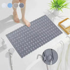 Bath Mat Suction Cup Grip & Quick Drainage