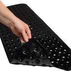 Bath Mat Suction Cups & Textured Surface Quick Drain