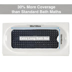 Bath Mat Suction Cups & Textured Surface Quick Drain