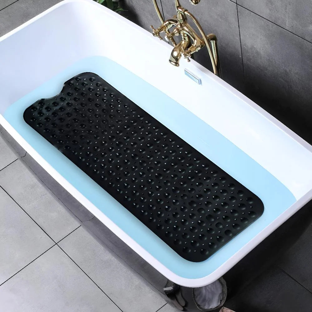 Bath Mat Suction Cups & Textured Surface Quick Drain